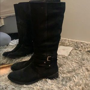 Steve Madden black soft leather boots!